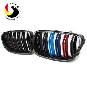 Bmw 5 Series F10/F11/F18 10-16 2-Slat Glossy M Colour Front Grille