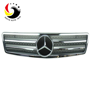 Benz SL Class W129 AMG Style 90-02 Chrome Silver 2- Fin Front Grille