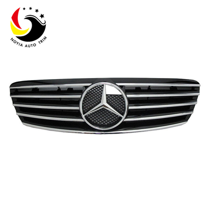 Benz S Class W220 Sport Style 99-02 Chrome Black Front Grille