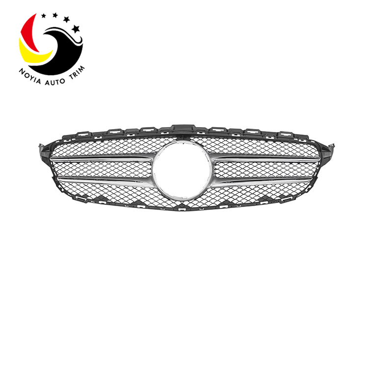 Benz C Class W205 15-IN Original Style Silver Front Grille