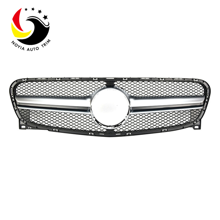 Benz GLA Class X156 AMG Style 15-IN Silver Front Grille
