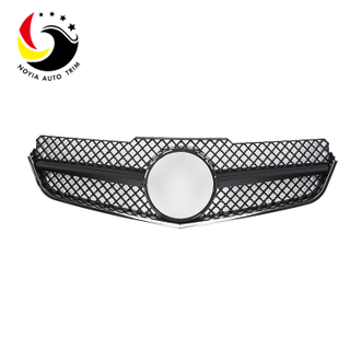 Benz E Class W207 AMG Style 10-13 Matte Black 1-Fin Front Grille