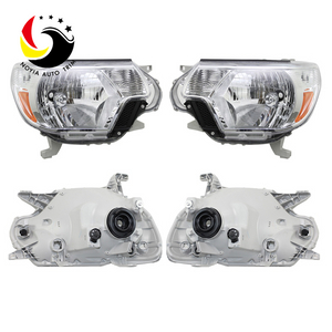 Chrome Headlight For 2012 2013 2014 2015 Toyota Tacoma Left Without Bulb