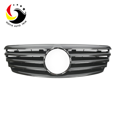 Benz E Class W211 Sport Style 03-06 Gloss Black Front Grille