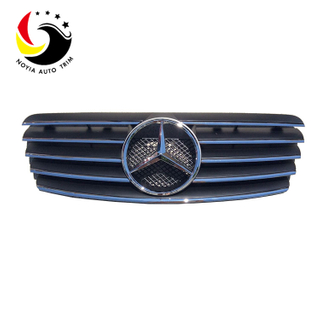  Benz CLK Class W208 Sport Style 98-02 Chrome Black Front Grille