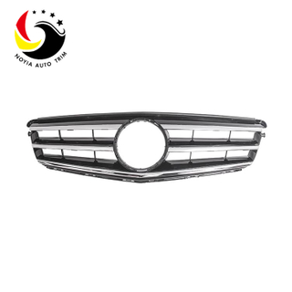 Benz C Class W204 08-14 Original Style Silver Front Grille