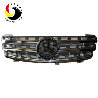 Benz ML Class W164 AMG Style 06-08 Chrome Silver 3-Fin Front Grille